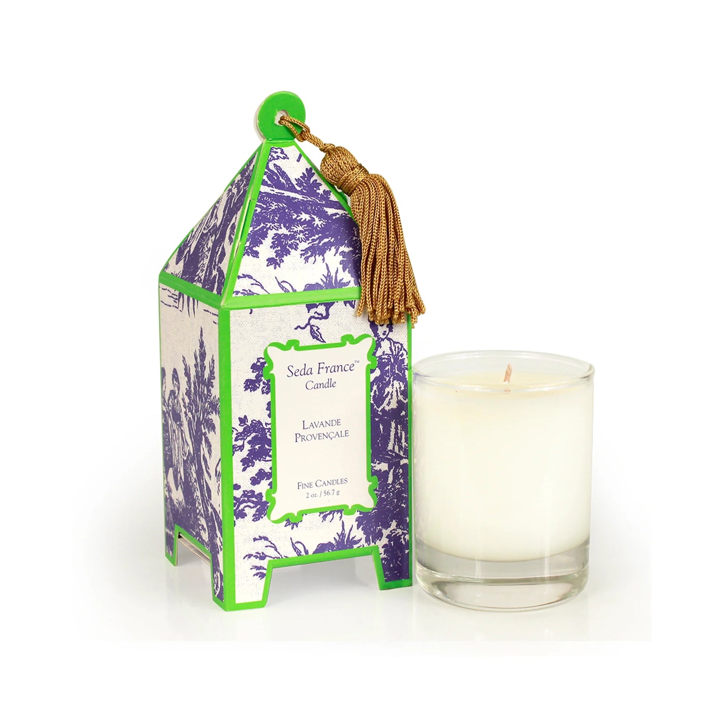 Seda France Lavande Provencale Toile Pagoda Candle