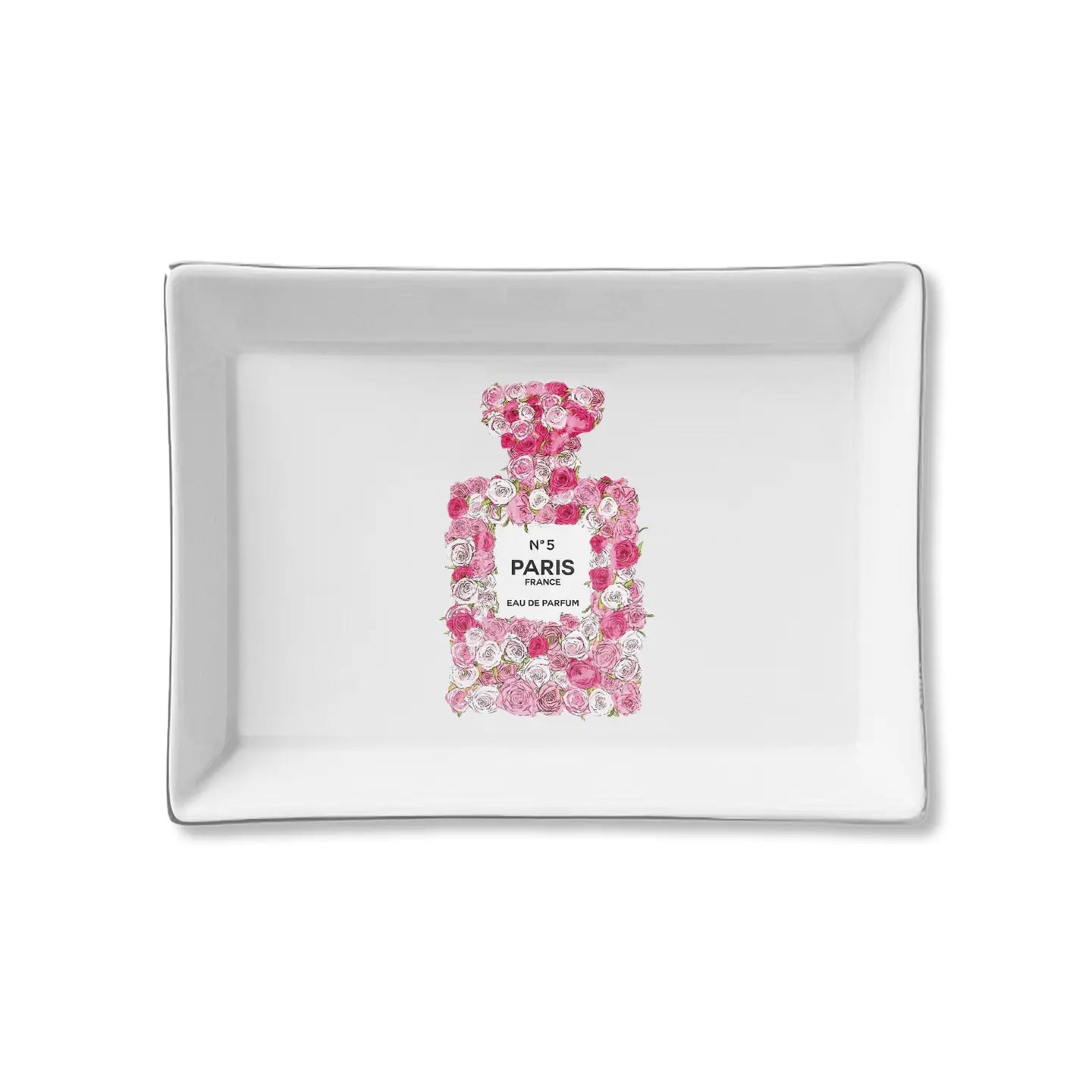 Ceramic Tray – Paris France Perfume Bottle