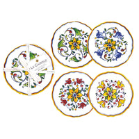 Le Cadeaux | Capri Appetizer Plates (Set of 4)