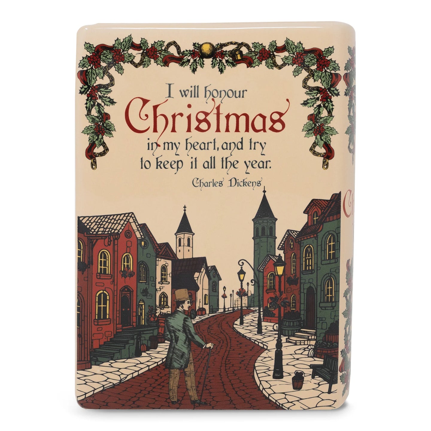 A Christmas Carol Book Vase