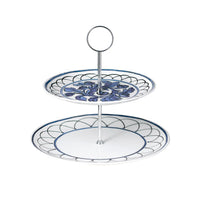 Twig NY Blue Bird - Two Tiered Cake Stand