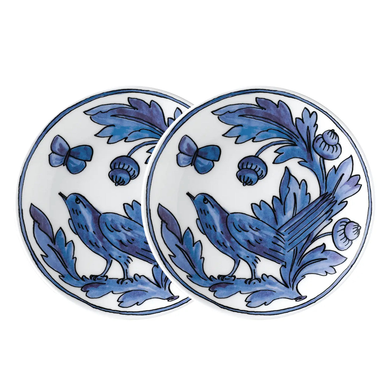 Twig NY Blue Bird 7" Plates