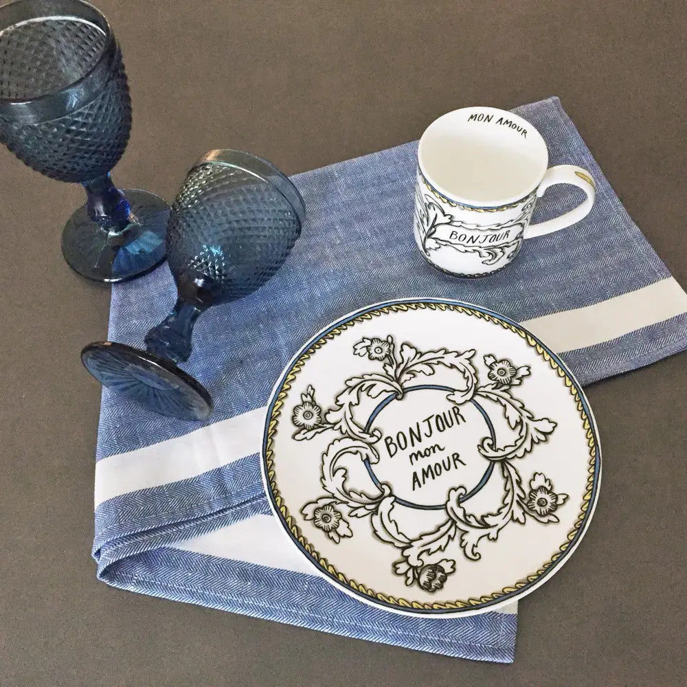 Bonjour mon Amour 8" Salad Plate