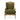 Green & Tan Mango Wood Wing Chair
