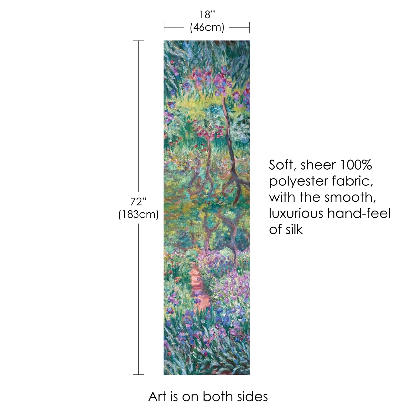 Fine Art Sheer Scarf Collection – Monet & Van Gogh