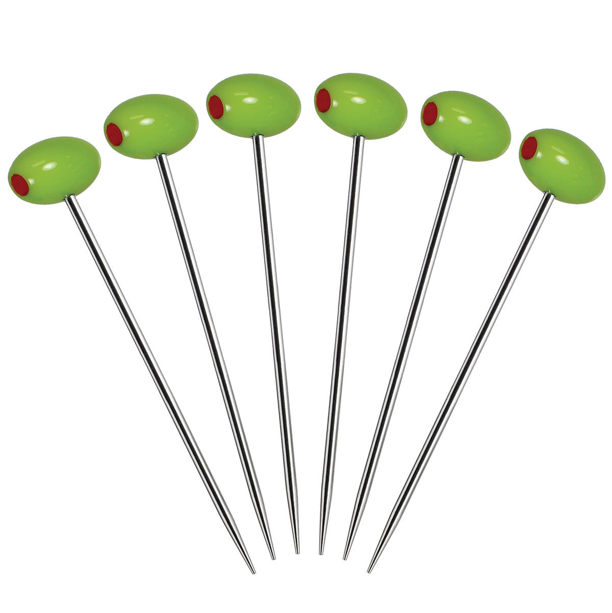 With An Olive' Martini Picks, Set of 6