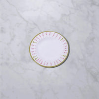 Set of 4 Beatriz Ball Pink and Green Athena Melamine Plates