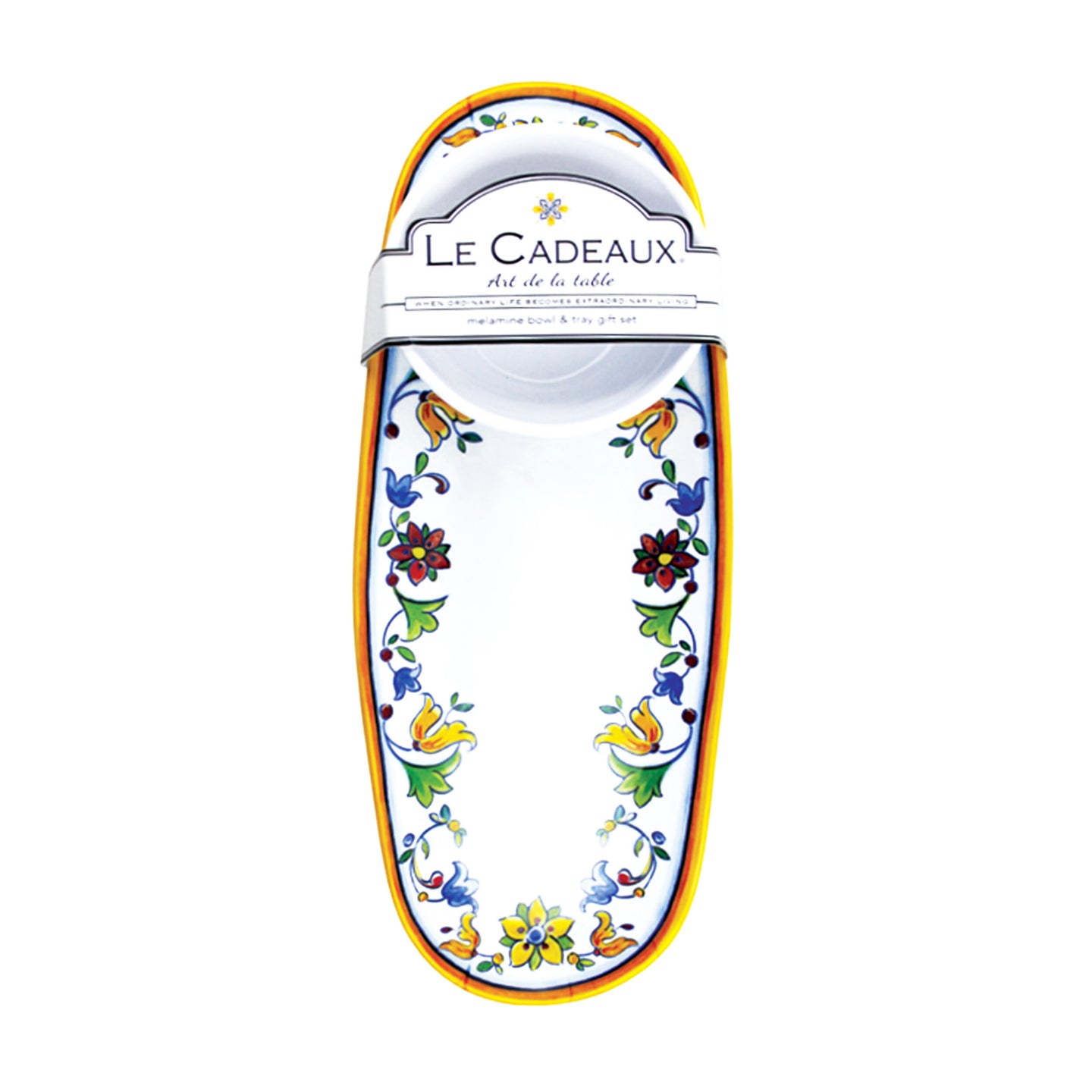 Le Cadeaux | Capri Bowl & Tray Gift Set