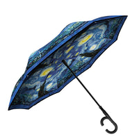 RainCaper Van Gogh Reverse Umbrellas