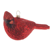 Glass Cardinal Ornament – 5.25"