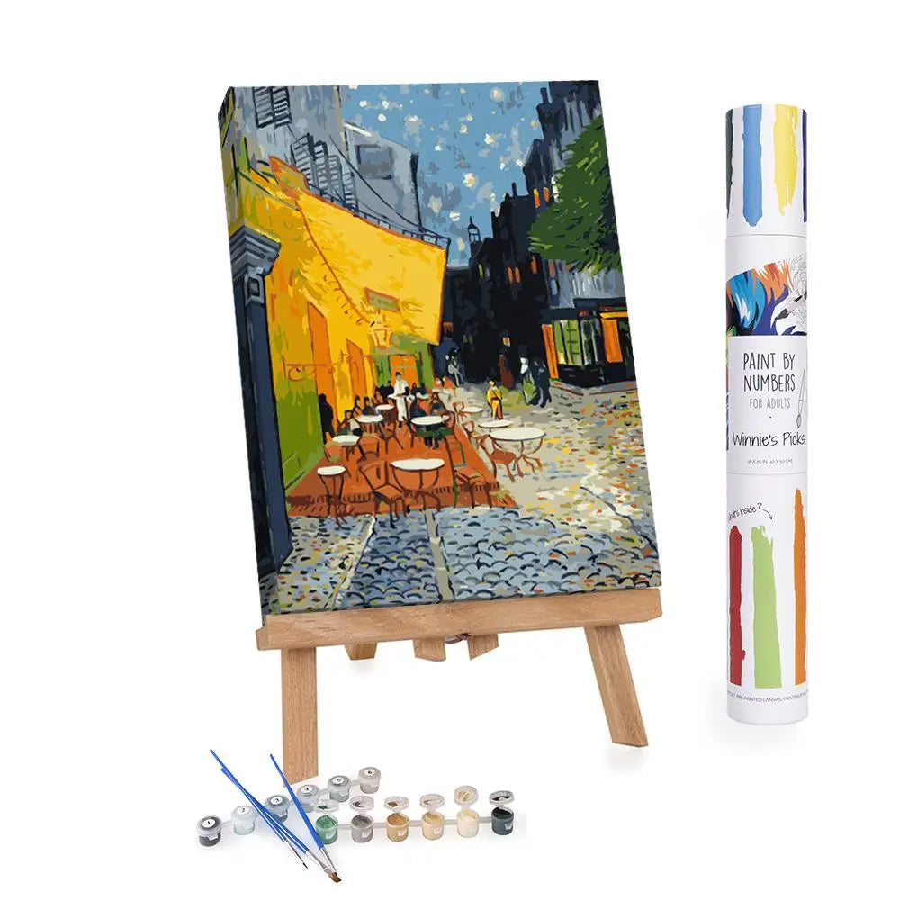 Paint By Numbers | Cafe Terrace At Night, Vincent Van Gogh