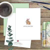 Welcome Sweet Baby Greeting Card