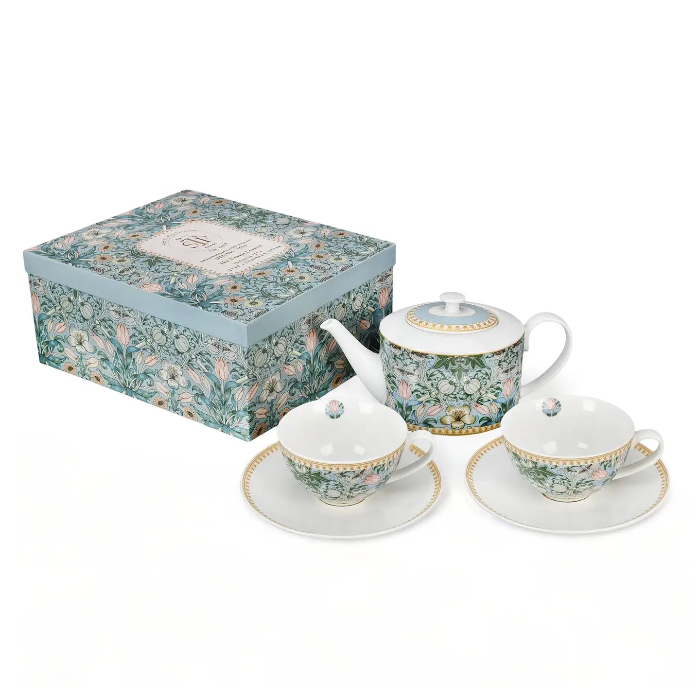 Morris Garden Ceramic Porcelain Tea Set