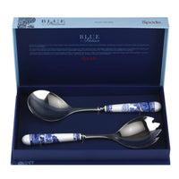 Spode Blue Italian Set of 2 Salad Servers