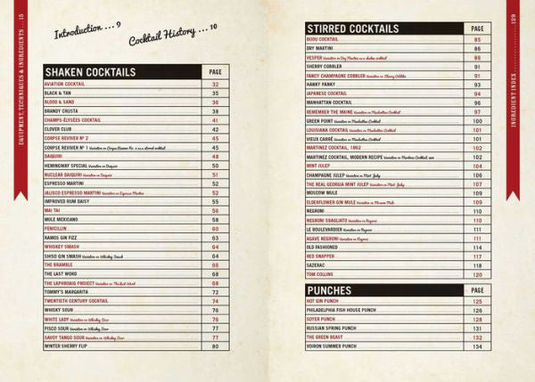 Cocktails: the New Classics