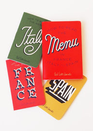 Read the Menu in France, Italy and Spain!
