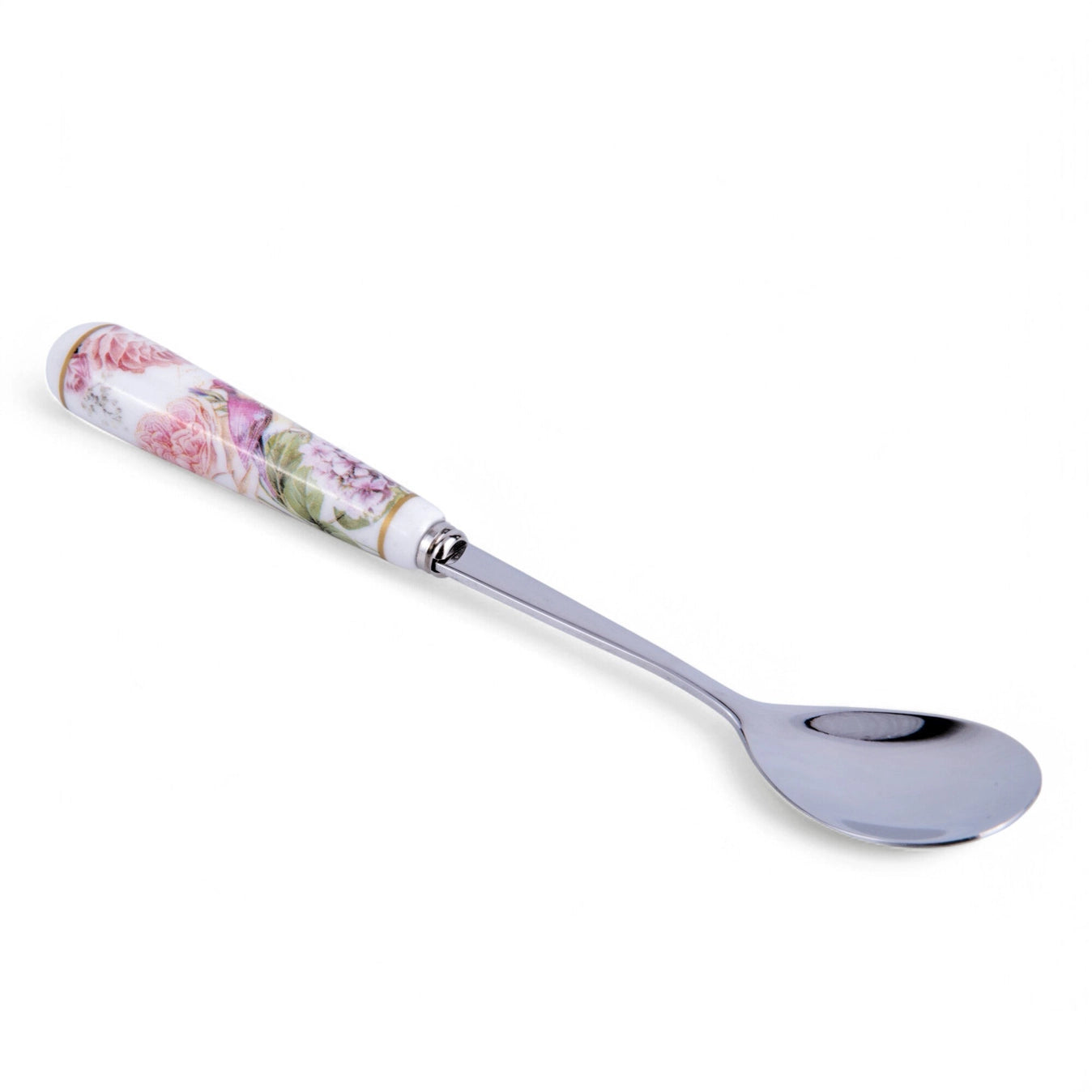 “Garden Tea” Floral Spoon Set – Boxed Set of 4