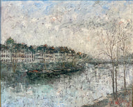 Montmartre – Original Vintage Oil Painting from Paris