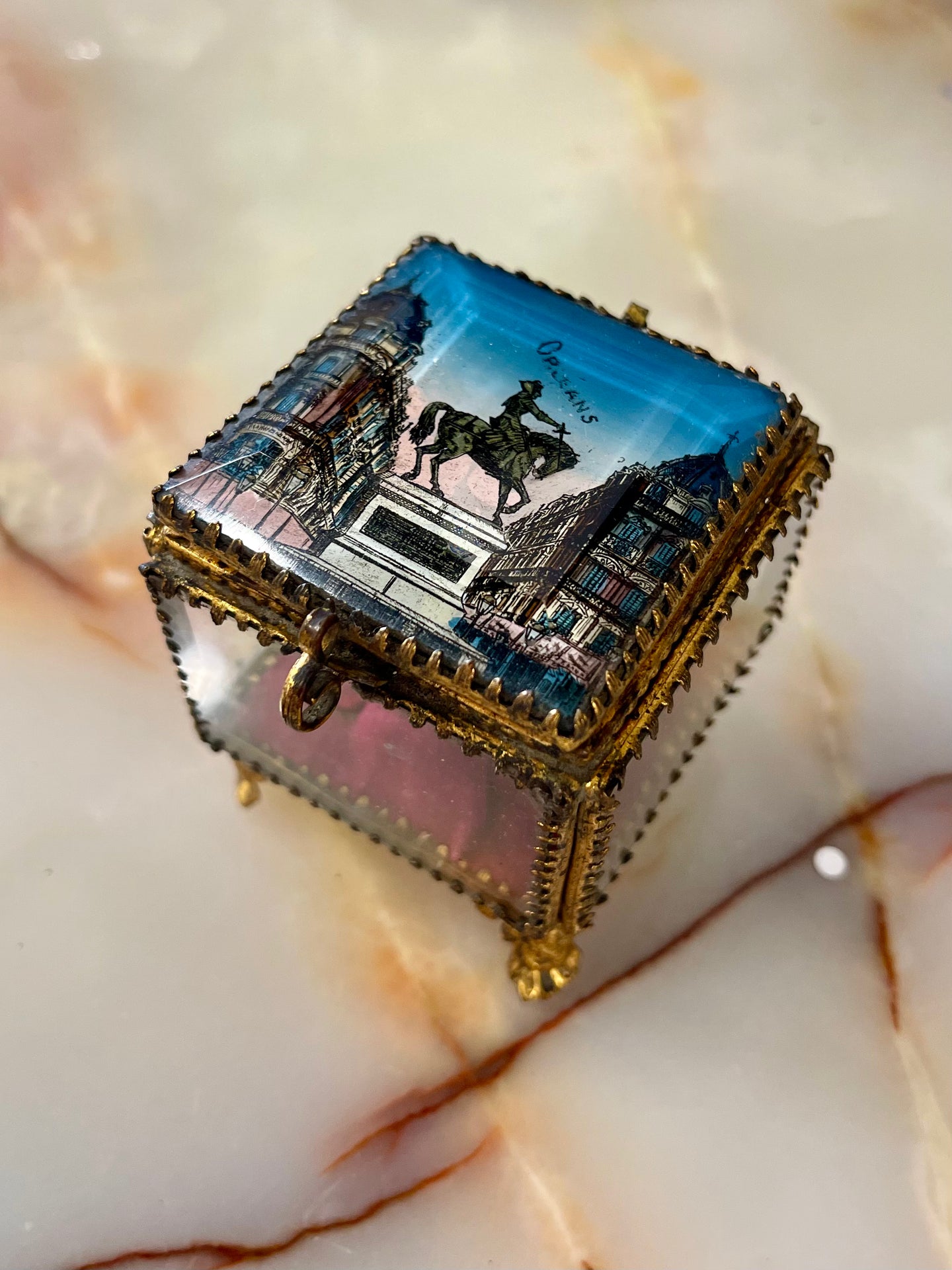 Antique French Souvenir Jewelry Box – Orléans