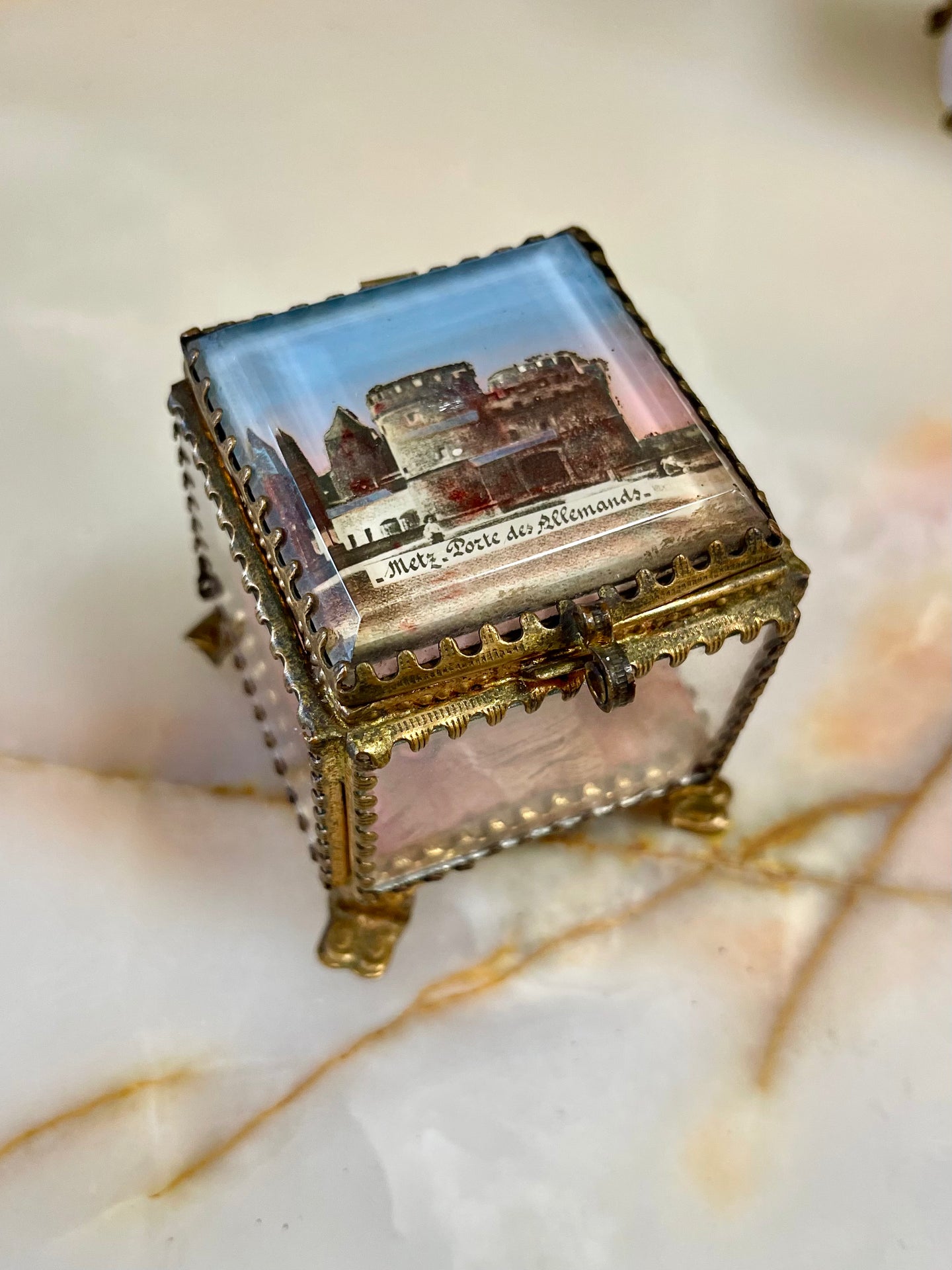 Antique French Jewelry Casket – Port des Allemands, Metz