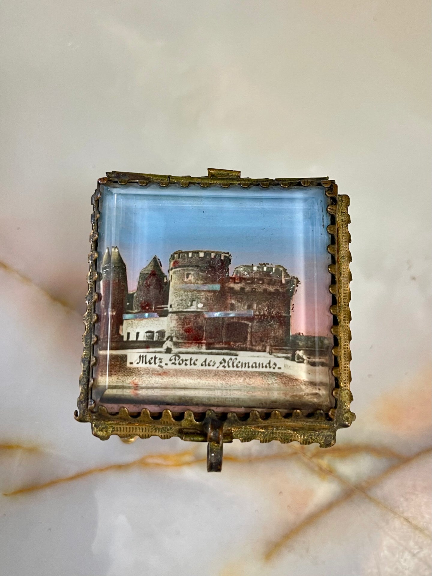 Antique French Jewelry Casket – Port des Allemands, Metz