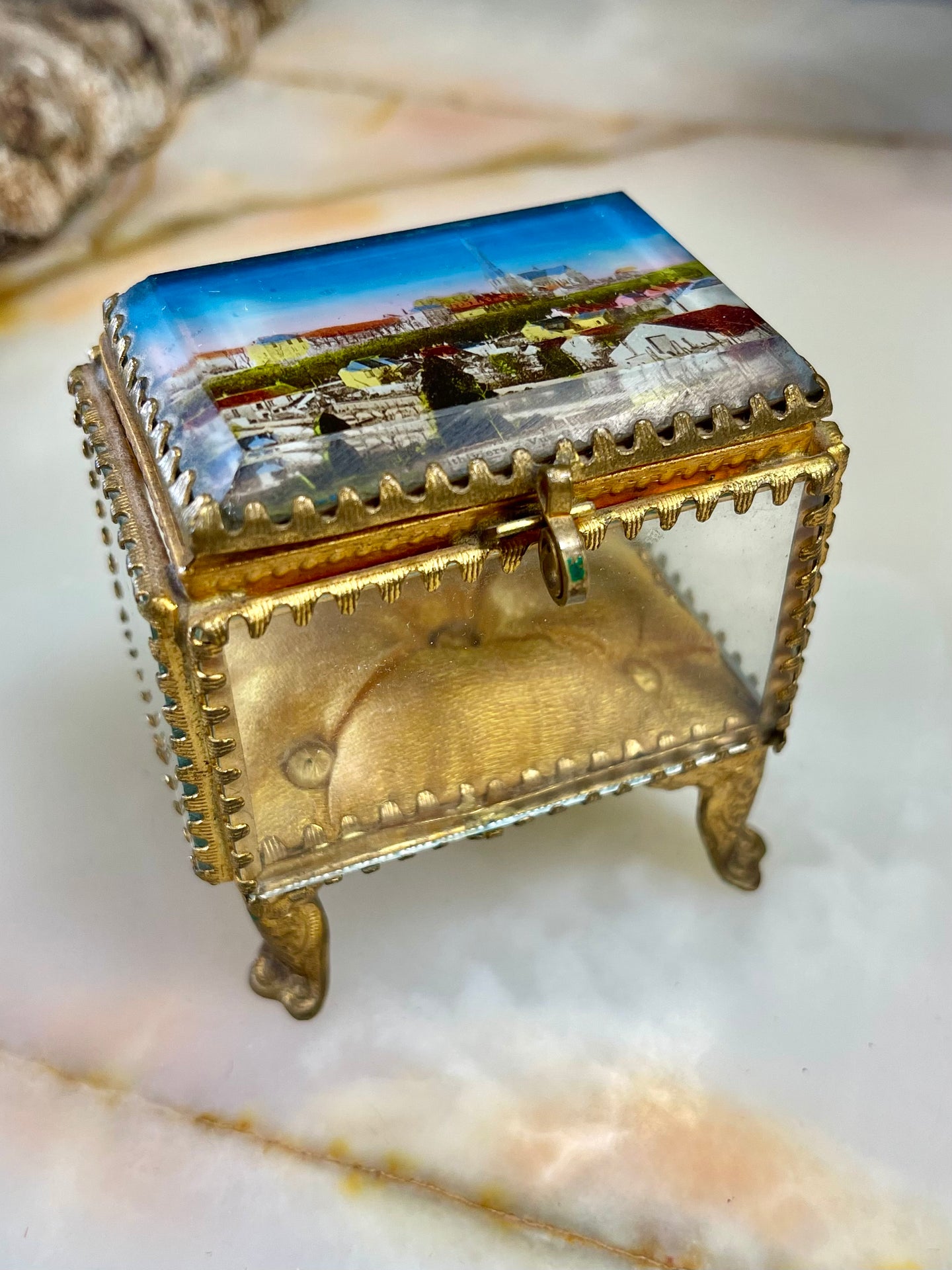 Antique French Grand Tour Jewelry Box – Pithiviers, Loire Valley