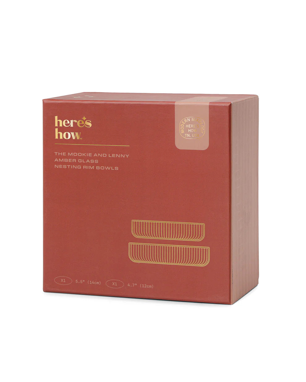 THE MOOKIE AND LENNY NESTING PLATES SET OF 2