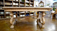 Table des Fêtes | Antique French Extending Dining Table with Carved Paw Feet
