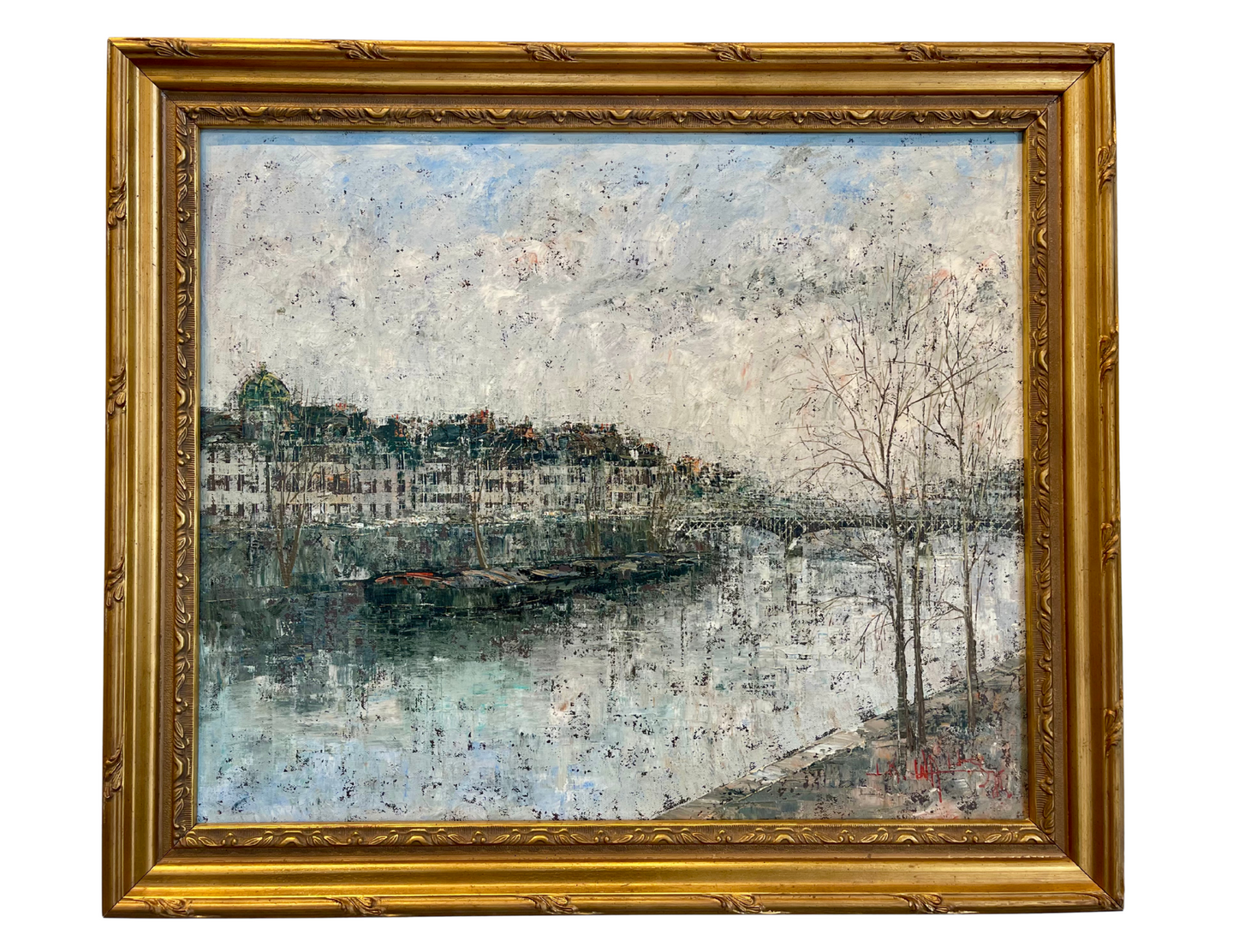 Montmartre – Original Vintage Oil Painting from Paris