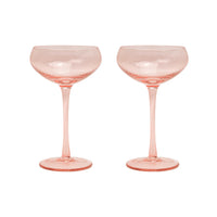 THE LOU COUPE GLASS - SET OF 2 BLUSH