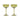 THE LOU COUPE GLASS - SET OF 2 OLIVE