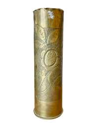 "Victory in Bloom" – WWII Trench Art Shell (105mm)