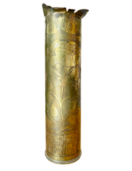 “Rooted in Remembrance 2” – WWI Trench Art Shell (1916)