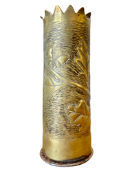 Iron Petals II – 1918 French 75mm Trench Art Shell