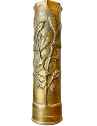 1918 Normandy Bloom – French WWI Trench Art Shell