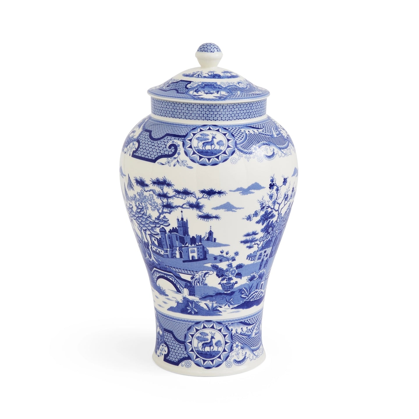 Spode Blue Room Gothic Castle Ginger Jar