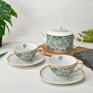 Morris Garden Ceramic Porcelain Tea Set