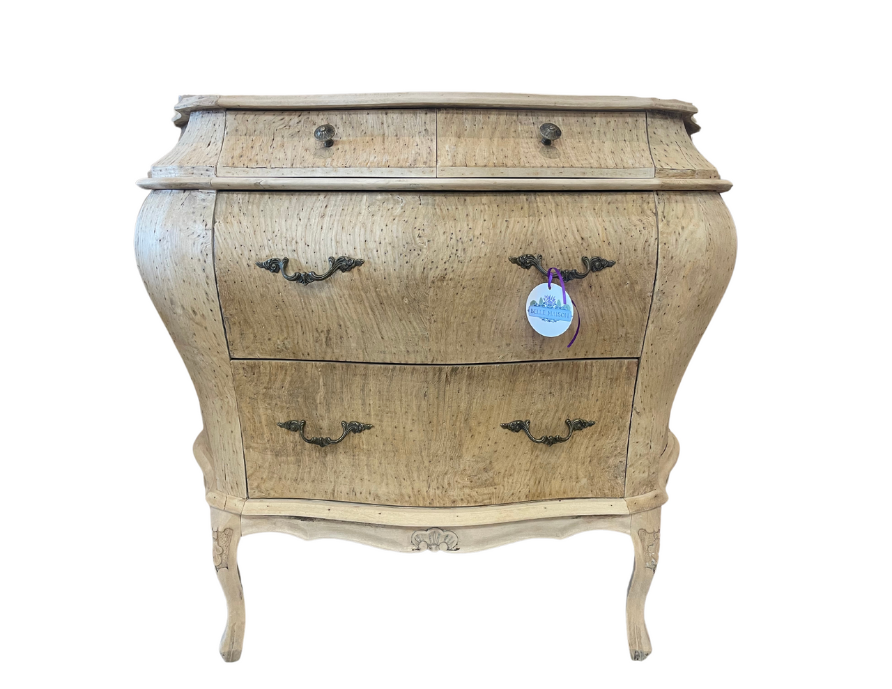 Pair of Antique Bombé Night Stands