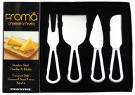 Set of 4 Stainless Steel Cheese Knives
