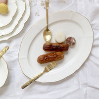 Twig NY Amelie Oval Brushed Platter