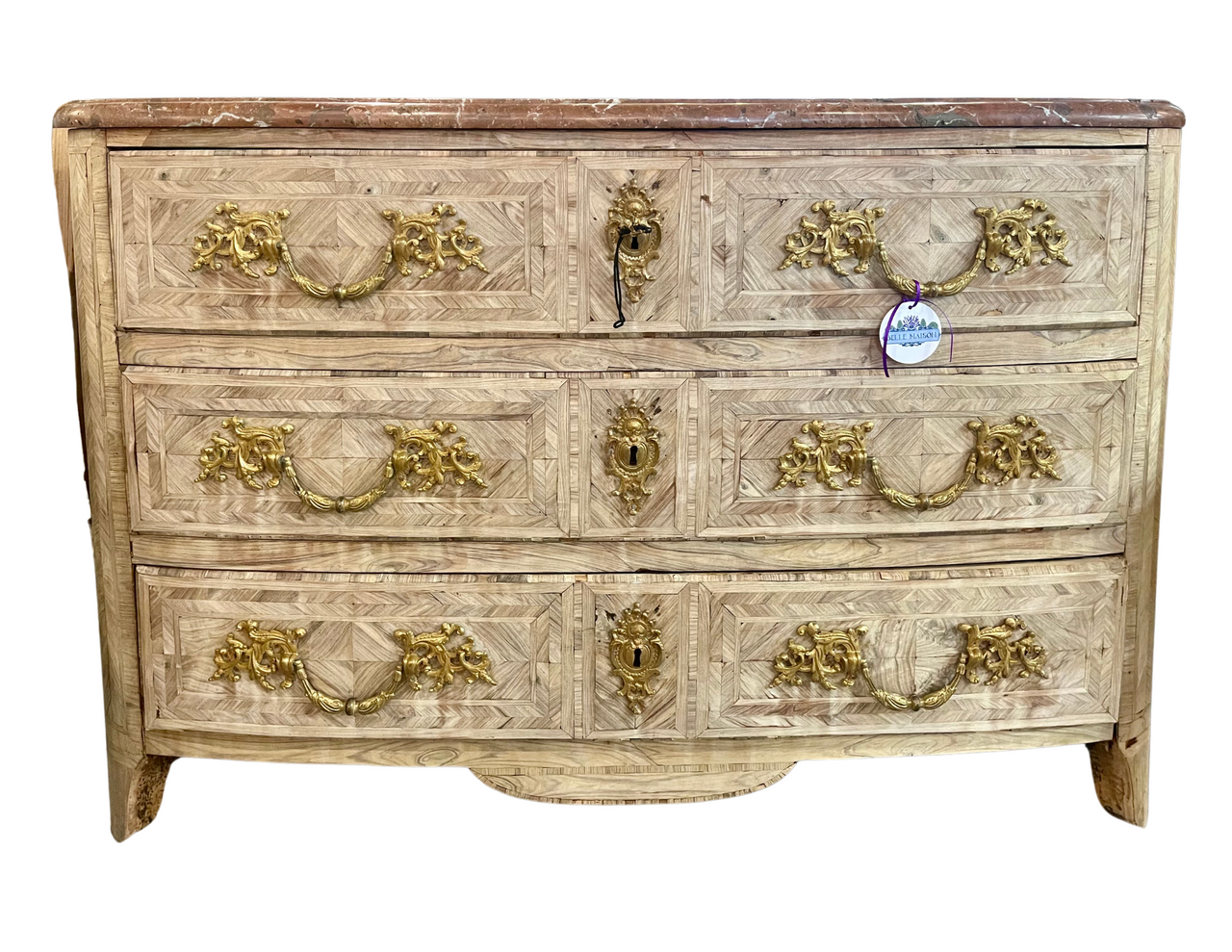 Antique Marble-Topped Commode