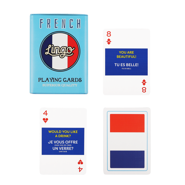 French Lingo Playing Cards