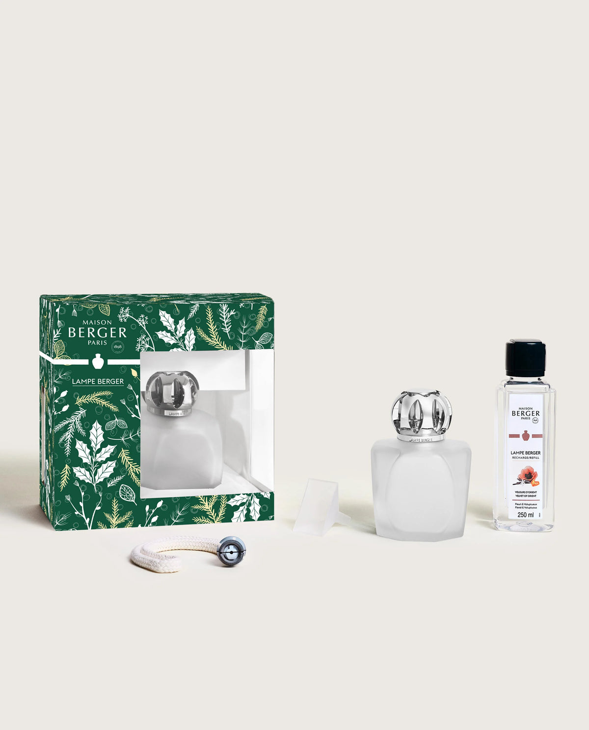 Maison Berger Magical Frosted Fragrance Lamp Gift Set – Velvet of Orient