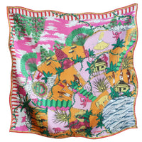 Soie Meme Silk Makasih Scarves (21.7" x 21.7")