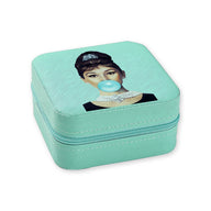 Blue Audrey Travel Jewelry Box