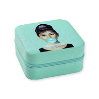 Blue Audrey Travel Jewelry Box