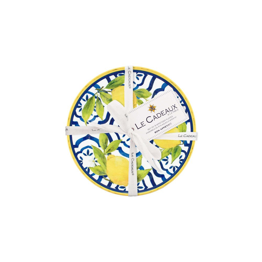 Le Cadeaux Palermo Appetizer Plates Set of 4