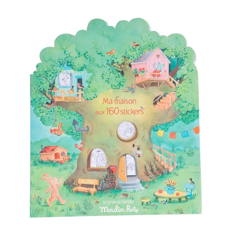 Moulin Roty Big Family Coloring & Sticker Book