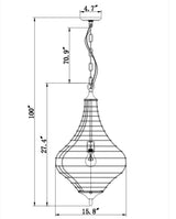 Teardrop Pendant Chandelier