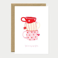 “You’re My Cup of Tea” Greeting Card | Cute Friendship & Love Card